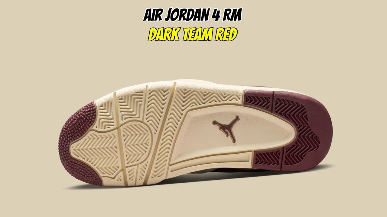 Air Jordan 4 RM Dark Team Red