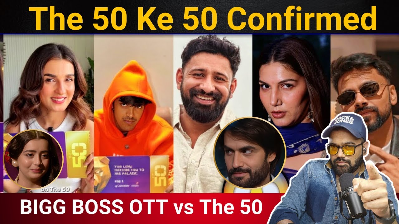 the 50 reality show contestants list Elvish Yadav Host?