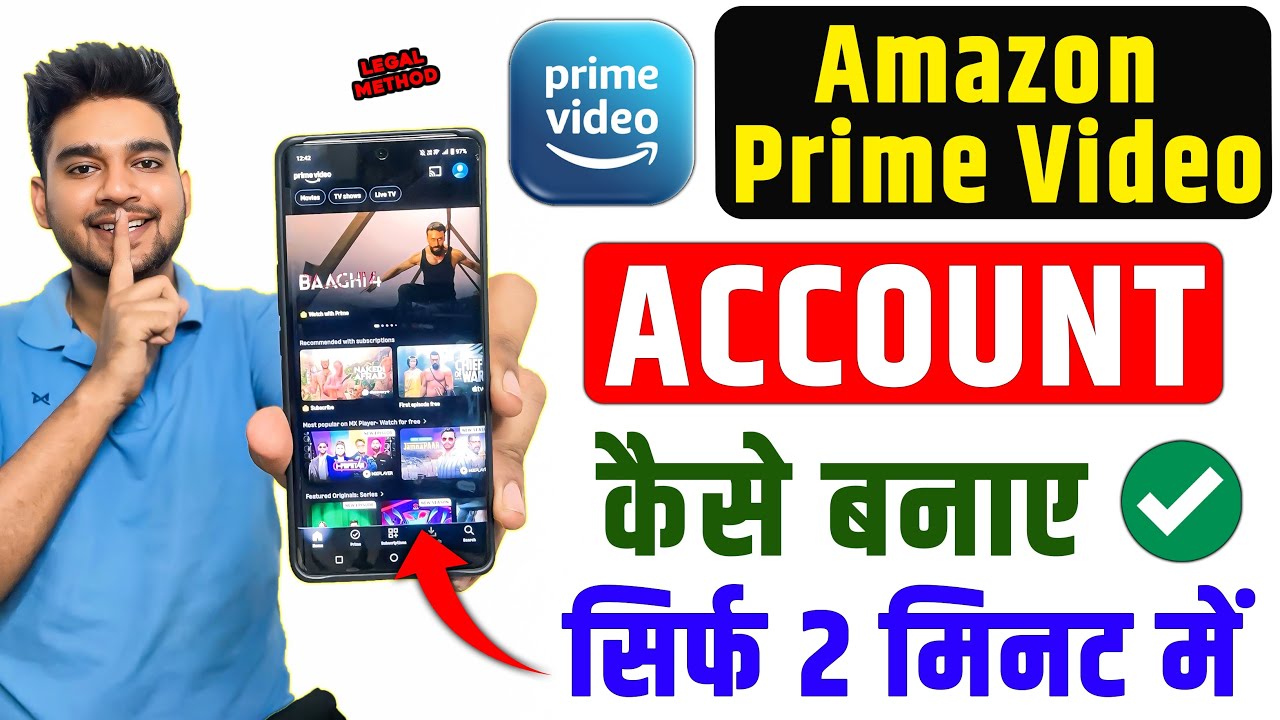 Amazon Prime Video Account Kaise Banaye | How to Create Prime Video Account | Official Method 2025