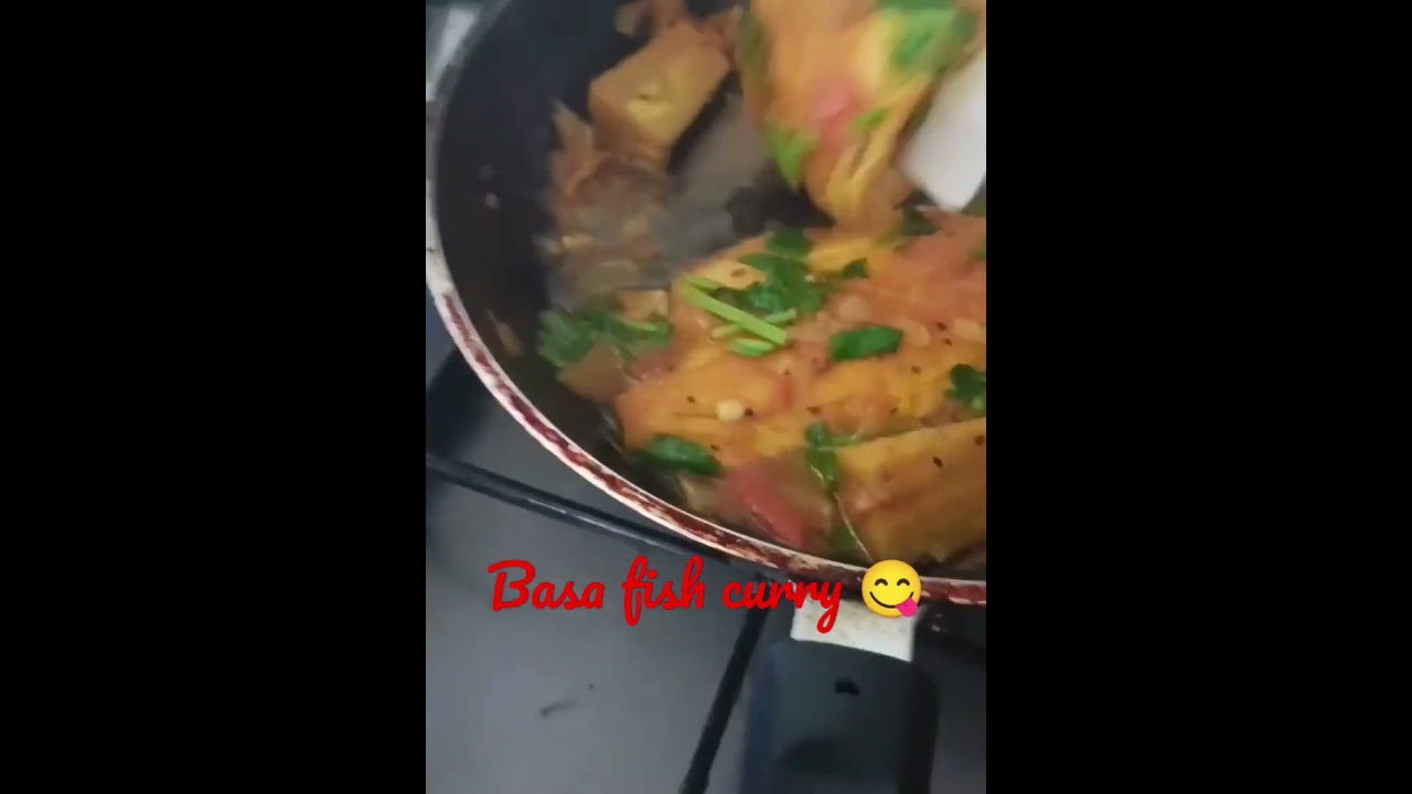 Basa fish(fillet) curry 🍛😋 | with egg plant #shorts #basafish #fishcurry#fishgravy