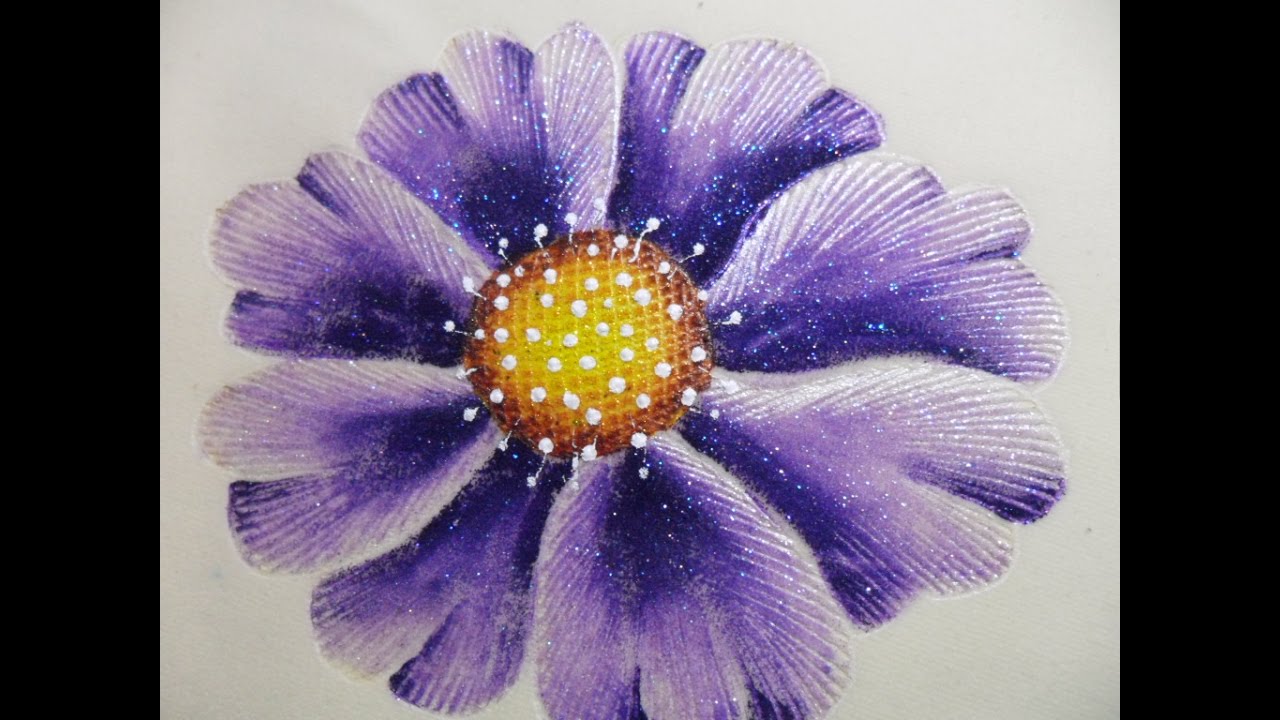 Cómo Pirograbar y Pintar Flor en Tela Beige #pirograbado2021