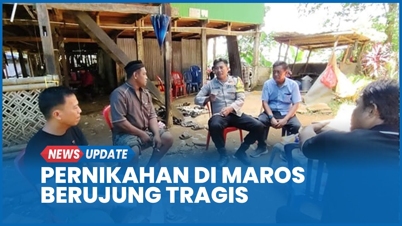 Pesta Nikah di Maros Berujung Tragis Pria Tertusuk Badiknya Sendiri Hingga Meninggal