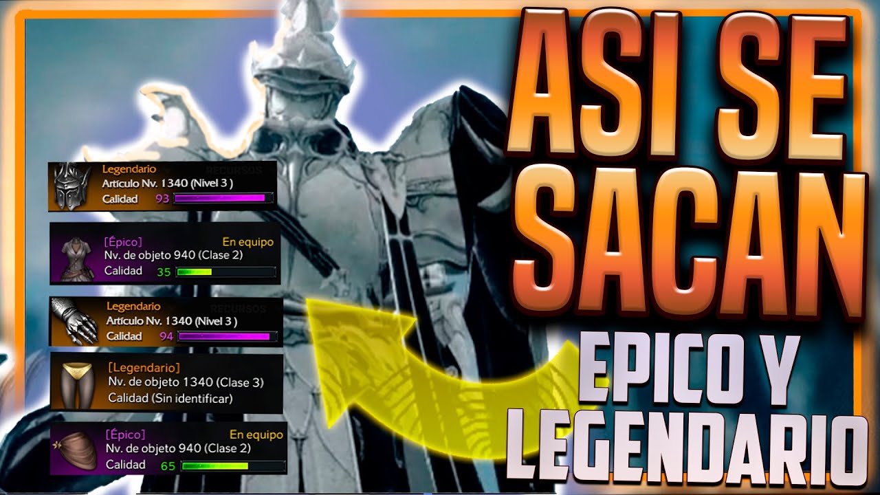 Como conseguir EQUIPO EPICO y LEGENDARIO!🗡️🛡️【 LOST ARK 】