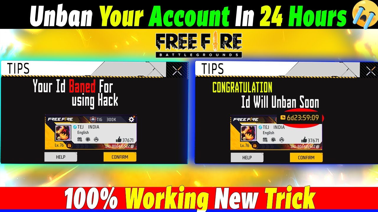 How To Recover Free Fire Suspended Account 🔥 | How To UnBan Free Fire Accounts Telugu 😍 | New Trick🤫