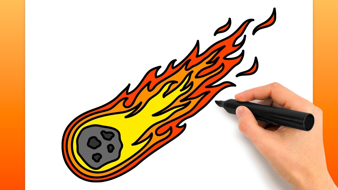 Comment Dessiner Une Comète (Tutoriel De Dessin Facile)