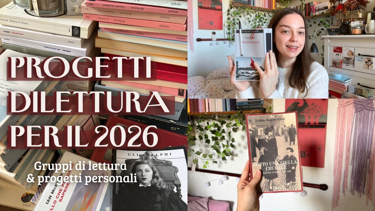 Progetti di lettura per il 2026 | Gruppi di lettura e progetti personali 📚