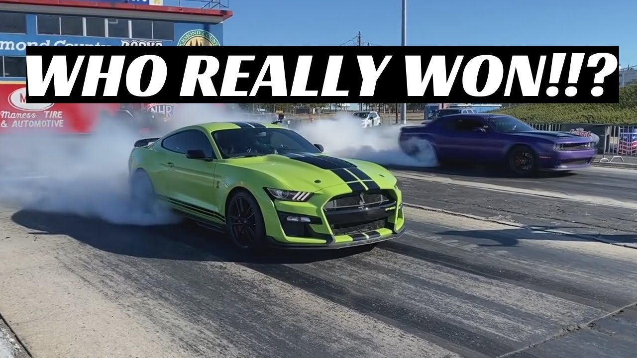 Everything you need to know about StangMode & Mod2Fame 2020 GT500 vs 2019 Hellcat Redeye RACE!