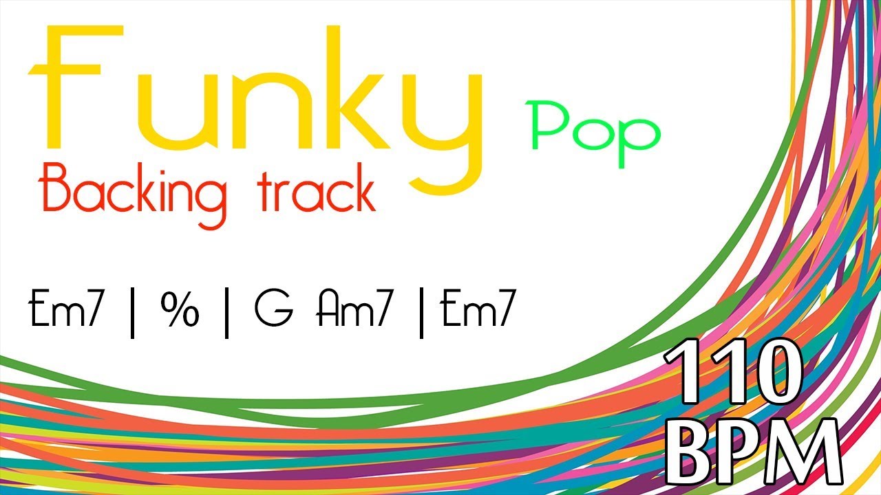 Funky Pop Groove Backing Track - Em7