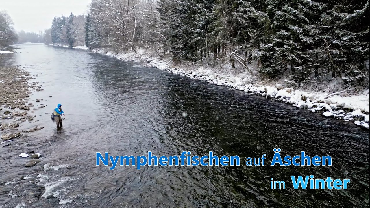 Nymphenfischen auf Mur-Äschen im Winter - Teil 1
