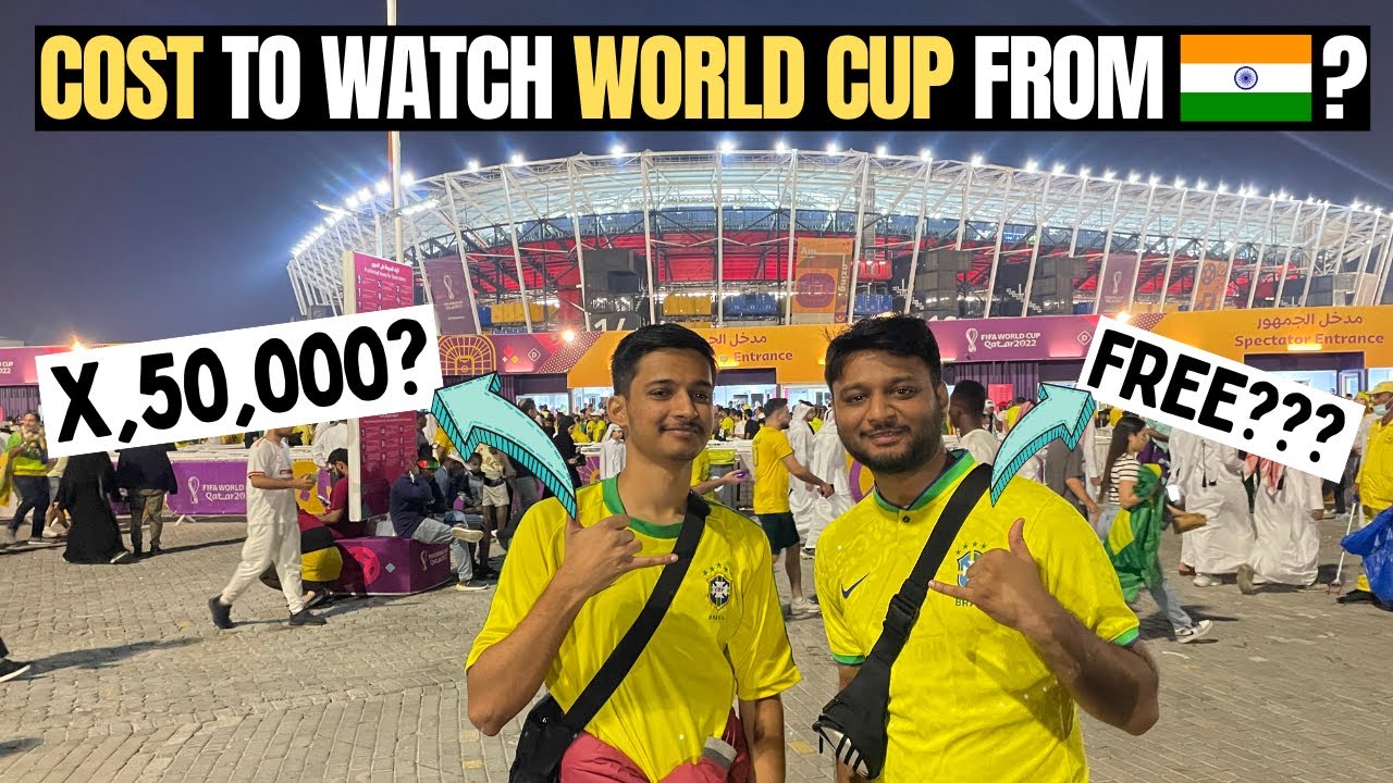 What's Total Cost To Watch World Cup From India? | फीफा विश्व कप का खर्चा