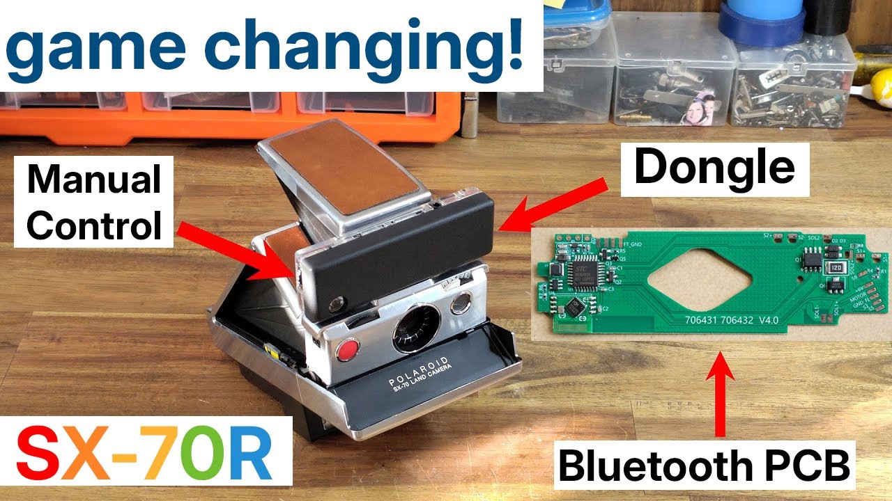 SX-70R — Bluetooth-плата для полного ручного управления вашим SX-70! Лучше, чем MiNT Time Machine!