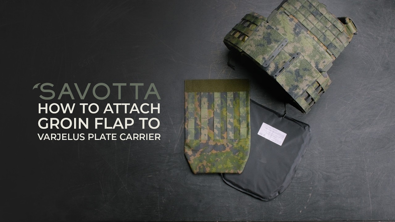 How to attach Groin flap to Varjelus plate carrier
