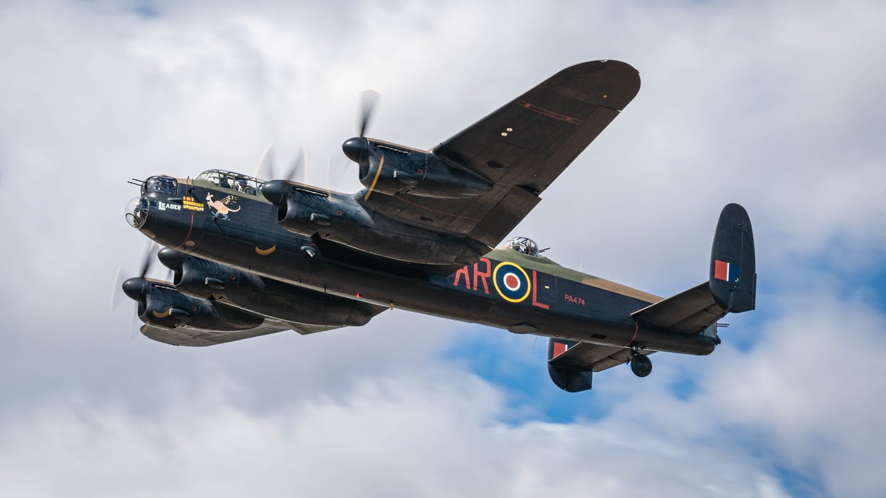 ✈ BBMF Lancaster & Spitfire Departures from London Southend Airport!