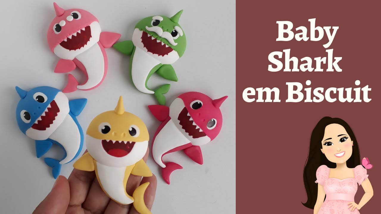 Baby Shark em biscuit