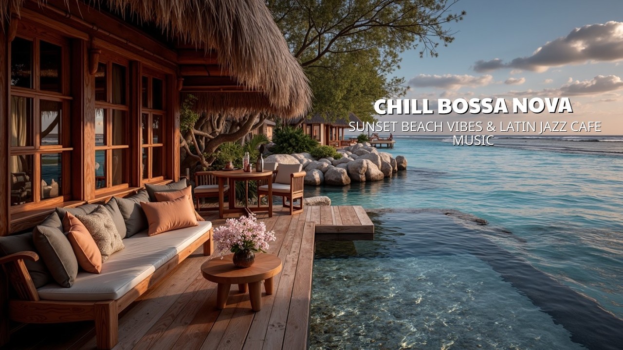 Chill Bossa Nova Закатное Пляжное Настроение & Латинский Джаз в Кафе - Релакс