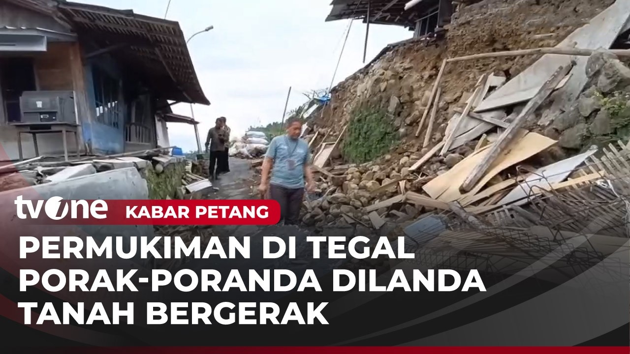 Warga Terdampak Bencana Tanah Bergerak di Tegal Memilih Mengontrak Rumah | Kabar Petang