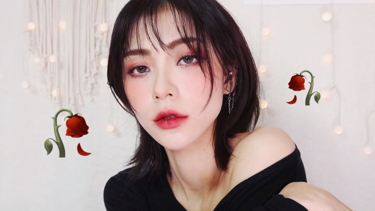 퇴폐미 뿜뿜🥀 시든장미 메이크업 _허쉬컷의 매력ㅣJENNY CRUSH