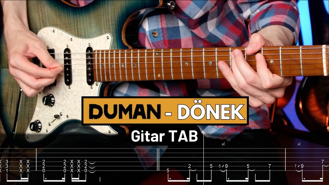 Duman - D&ouml;nek Gitar Cover | Nasıl &Ccedil;alınır | TAB #duman #cover #guitartabs