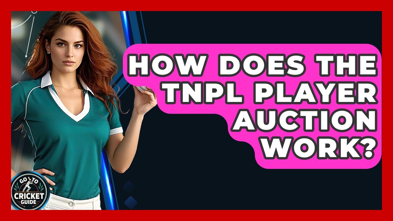 How Does The TNPL Player Auction Work? - Go-To Cricket Guide
