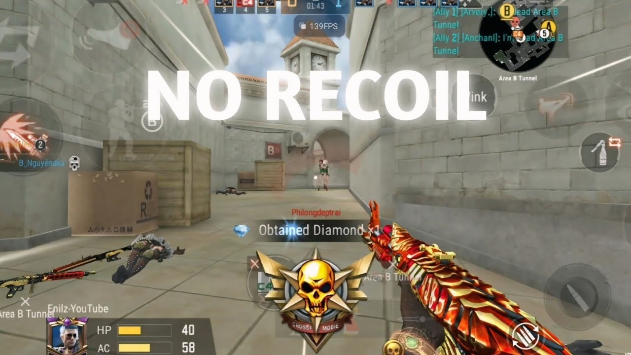 AK-47 ( NO RECOIL ) CROSSFIRE: LEGENDS (SEA) | OFFICIAL 