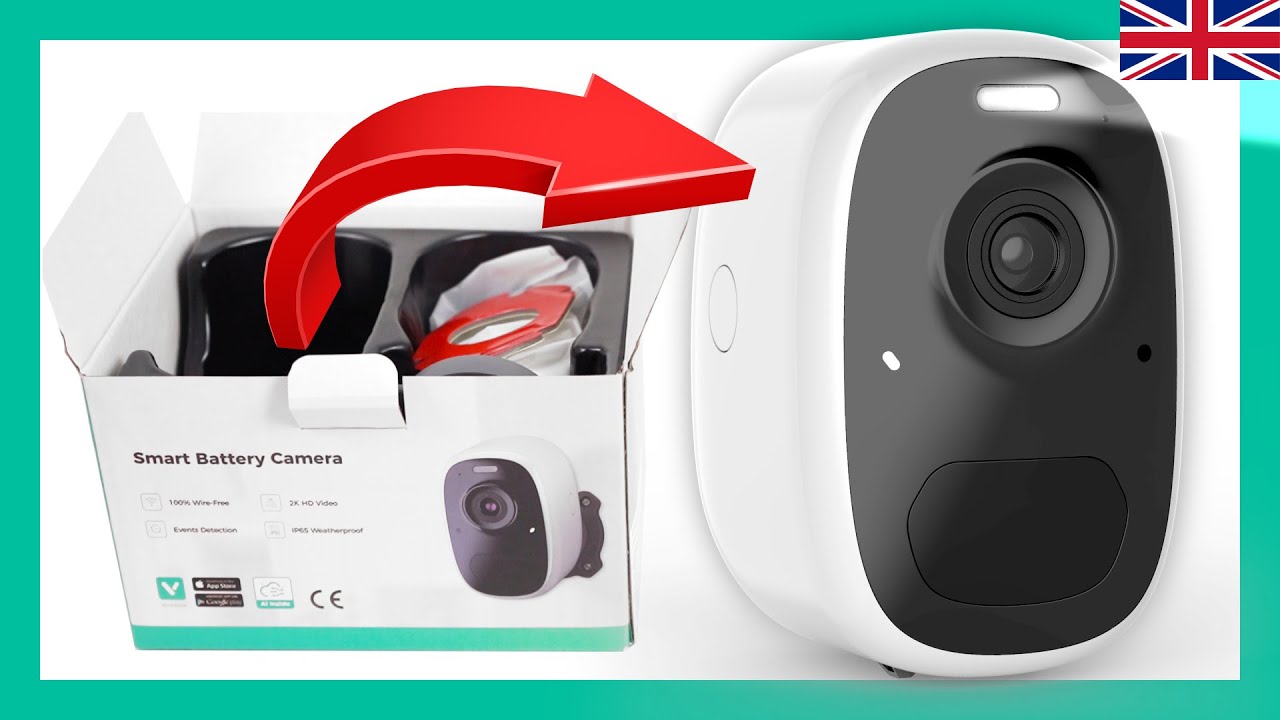 Vicohome CG122 Wi-Fi Battery Camera WIRELESS | Easy, High Quality Video Surveillance from the Phone
