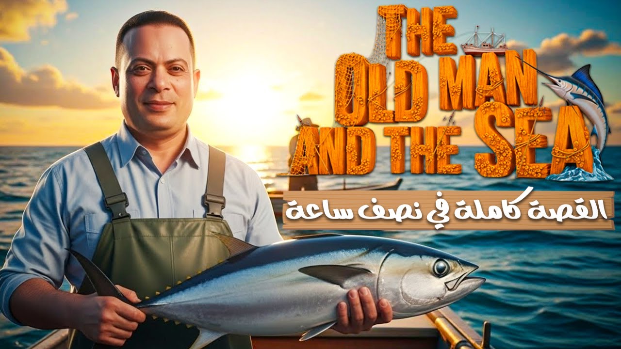 مراجعة ليلة الامتحان | قصة The Old Man and the Sea كاملة في نصف ساعة | أولى ثانوي