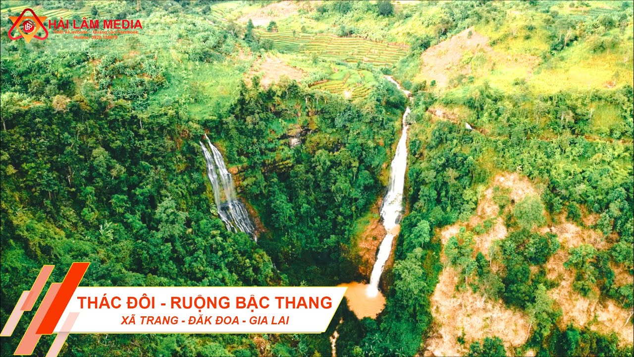 Thác Đôi - Ruộng bậc thang | Xã Trang - Đăk Đoa| DU LỊCH GIA LAI - VĂN HÓA CON NGƯỜI GIA LAI