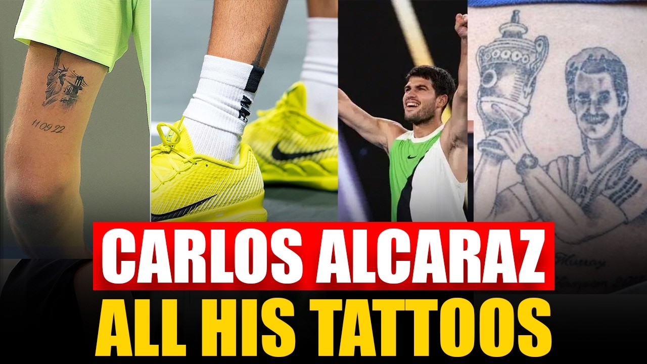 Carlos Alcaraz’s Secret Tattoos Explained—Tennis Fans Just Noticed This Detail
