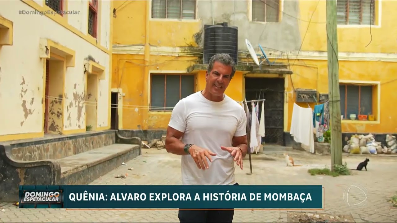 50 por 1: Álvaro é recebido com festa e dança na cidade portuária de Mombaça, no Quênia