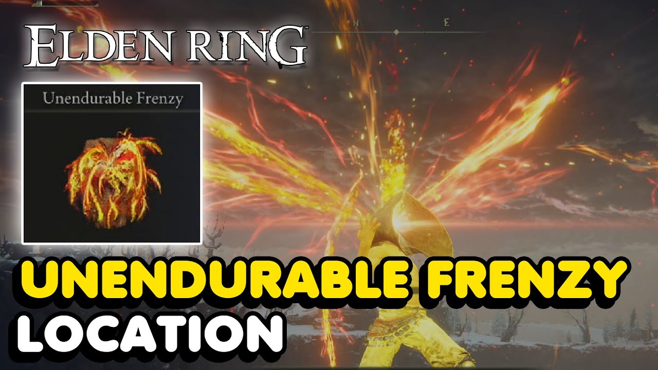 Elden Ring - Unendurable Frenzy Location (Incantation)