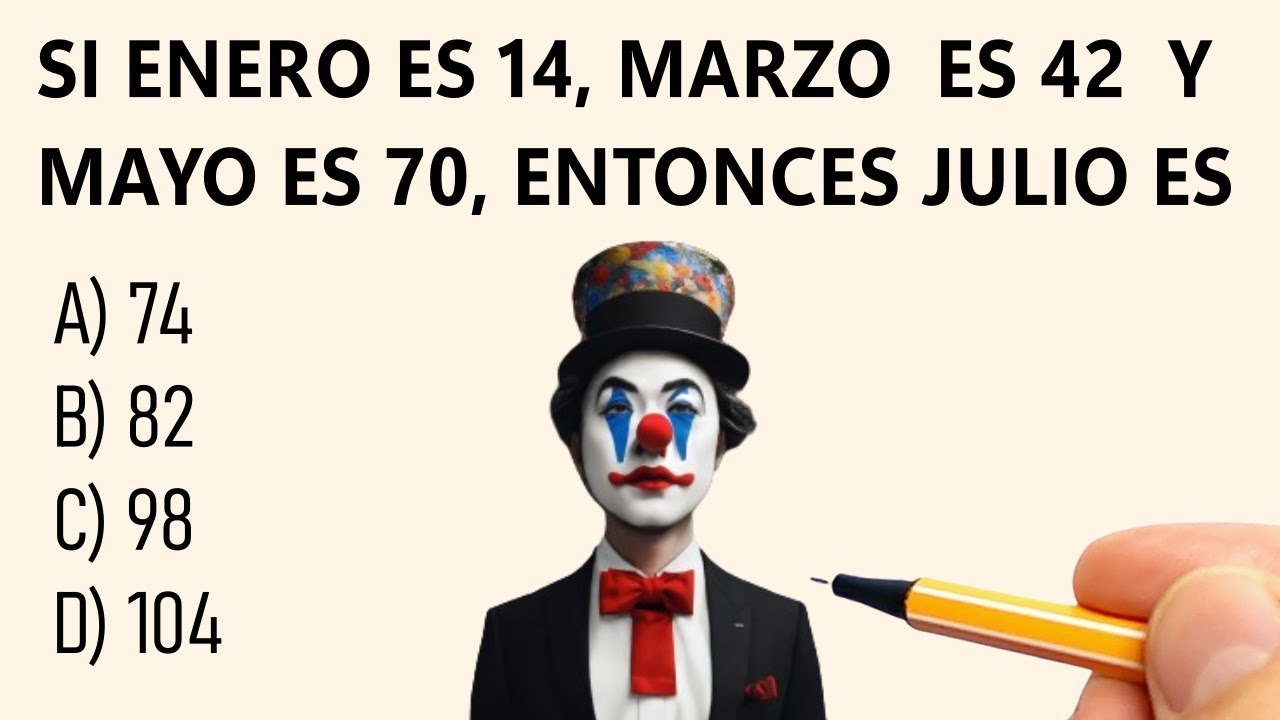 🧠 TEST DE RAZONAMIENTO| DESAFÍO PARA TUS NEURONAS | Prof. BRUNO COLMENARES