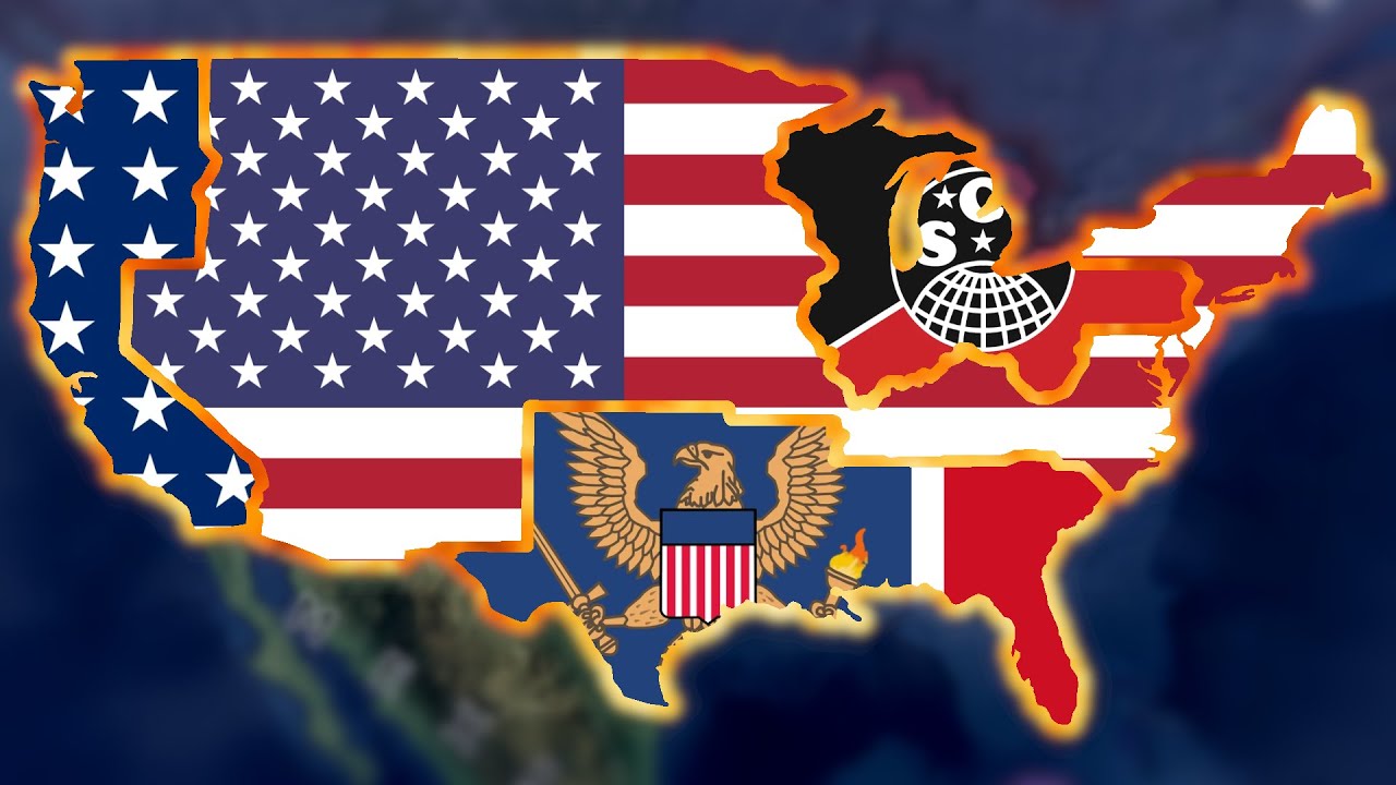 Second American Civil War in Hoi4 / Kaiserreich / RP storytelling