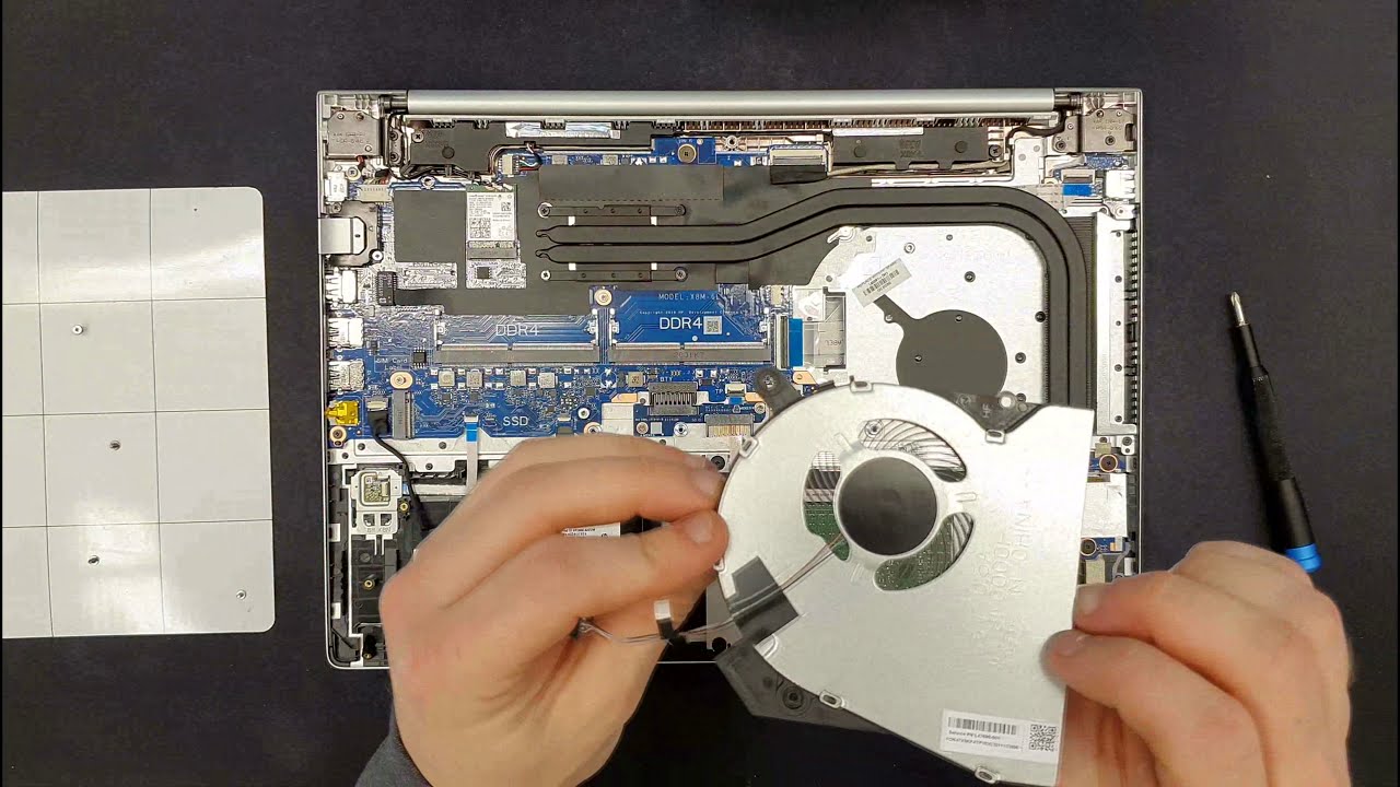 HP ProBook 450 G7 Disassembly SSD , RAM , Battery & Fan Cleaning