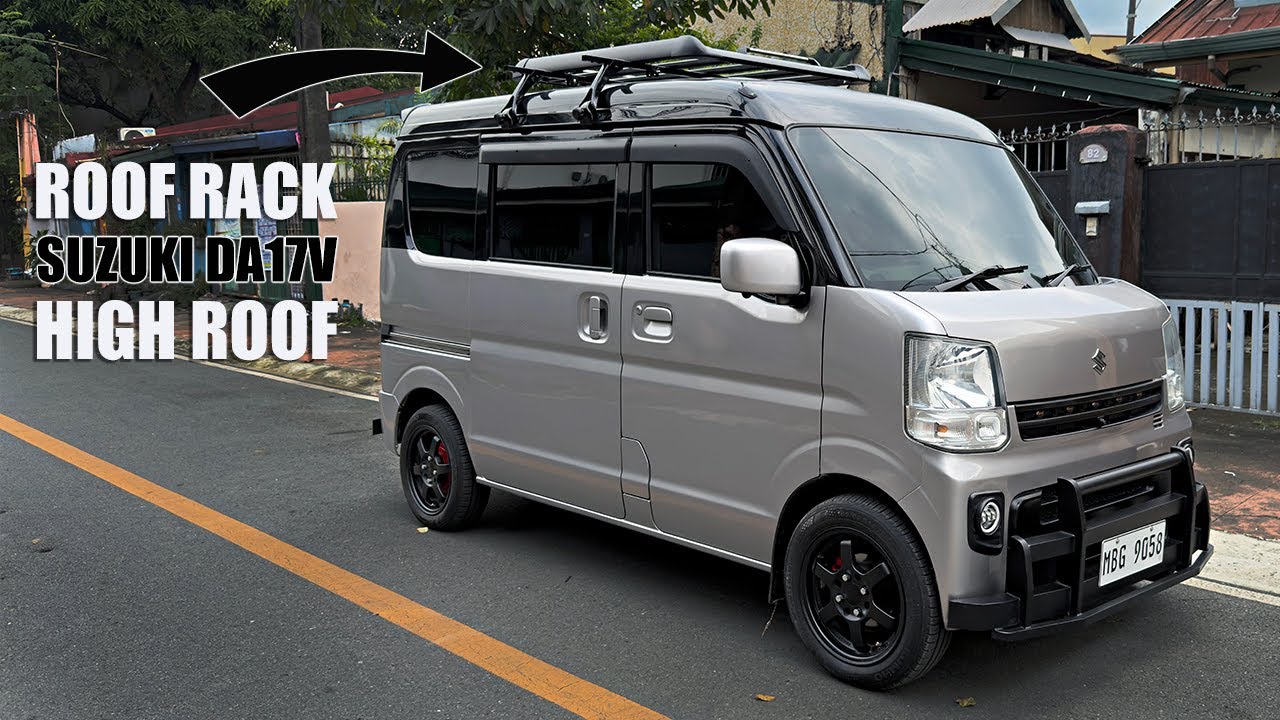 Saktong Roof Rack Para sa Suzuki DA17V High Roof Minivan!