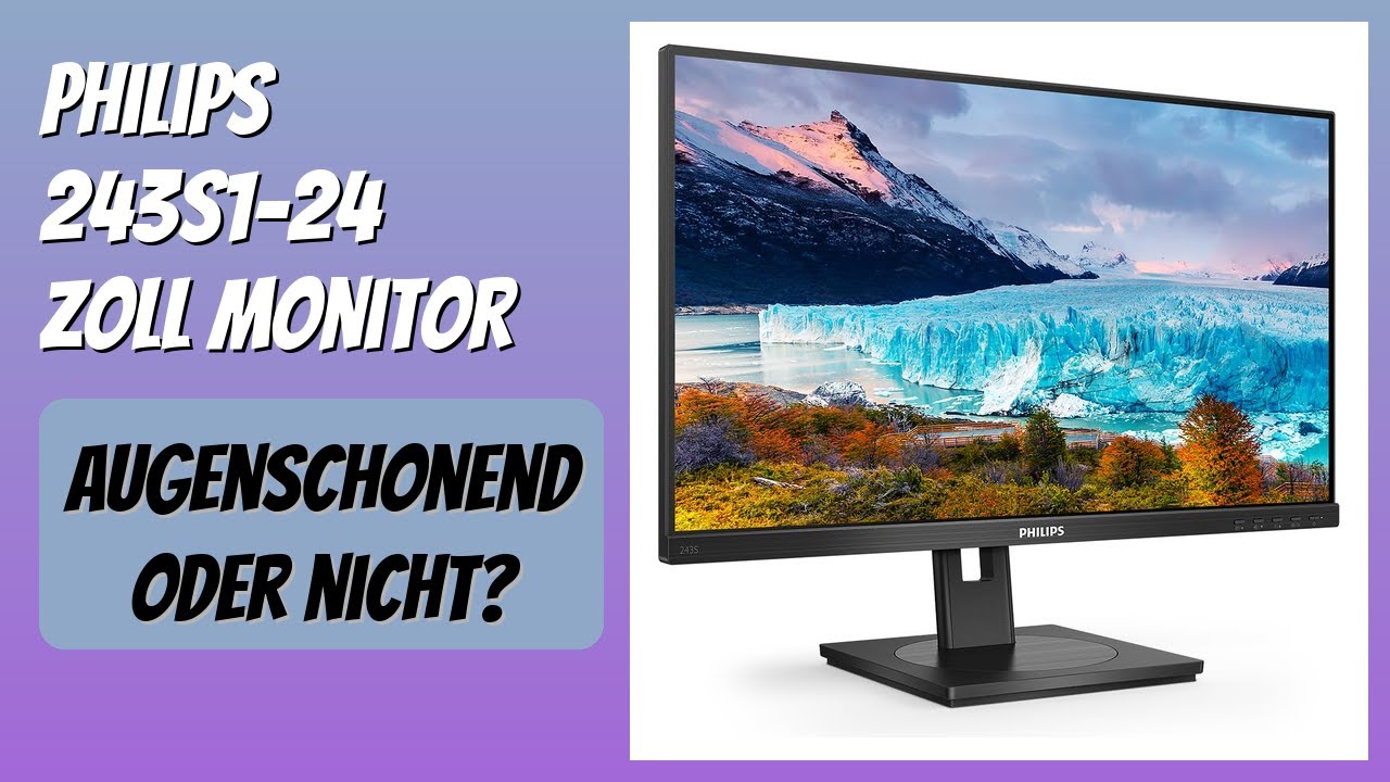 BEWERTUNG (2025): Philips 243S1-24 Zoll Monitor. Infos