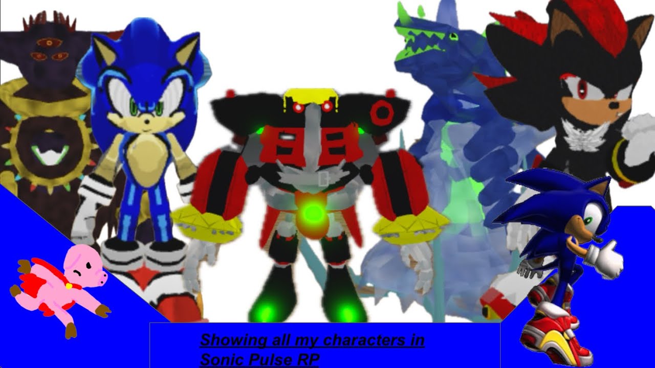 Showing all my characters in Sonic Pulse RP!