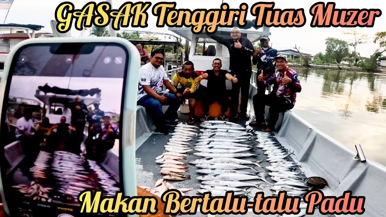 Trip Tikam Akhirnya Berjaya GASAK 🔥 Tenggiri Di Sentak Bertalu-talu Tuas Muzer Puasa Tak Puasa s460