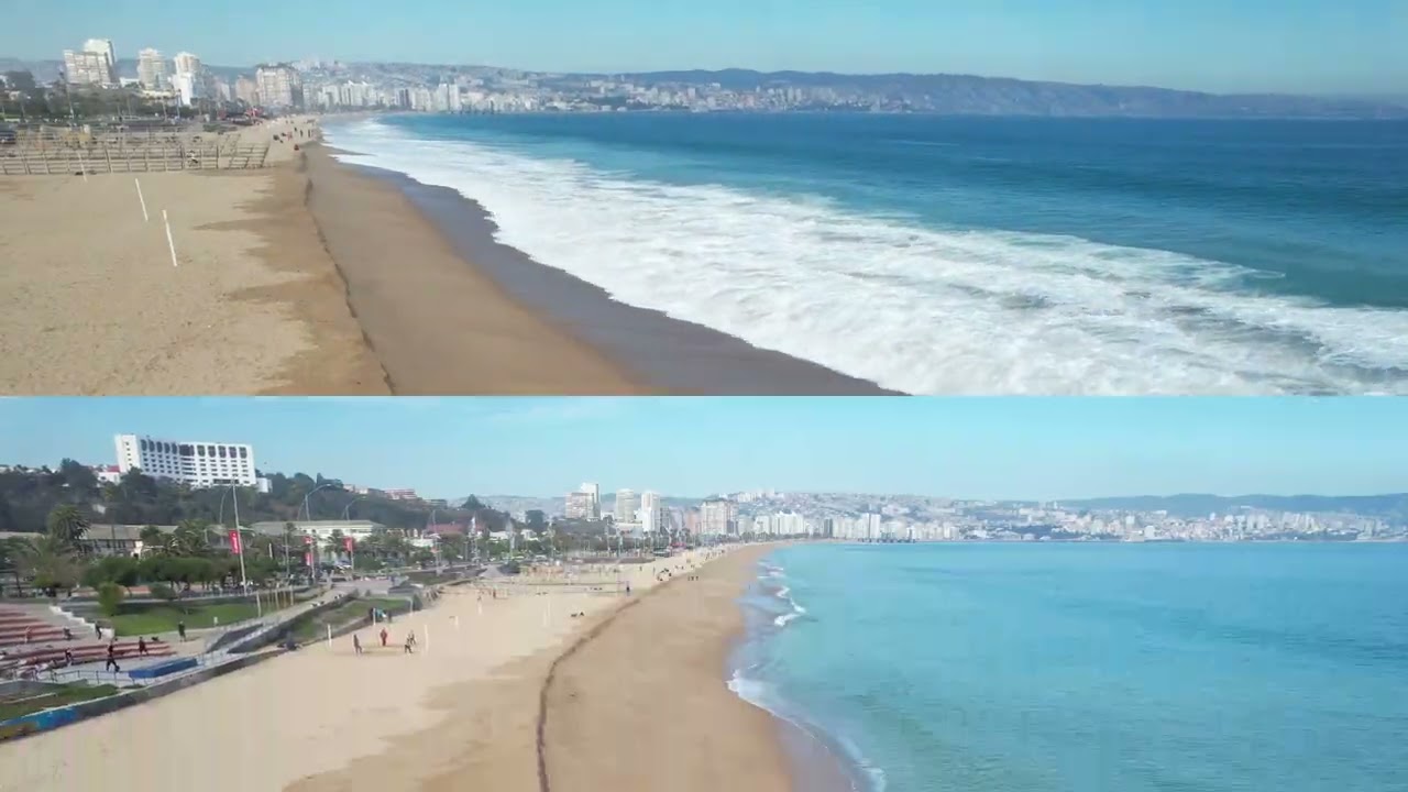 Playa del deporte, Vi&ntilde;a del Mar, Chile