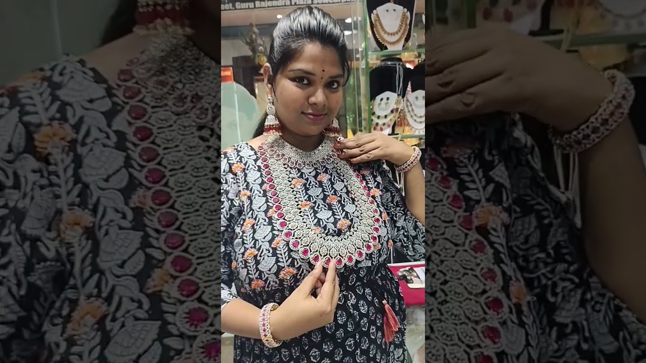 sowcarpet bridal jewellery set rent available contact:7358621545