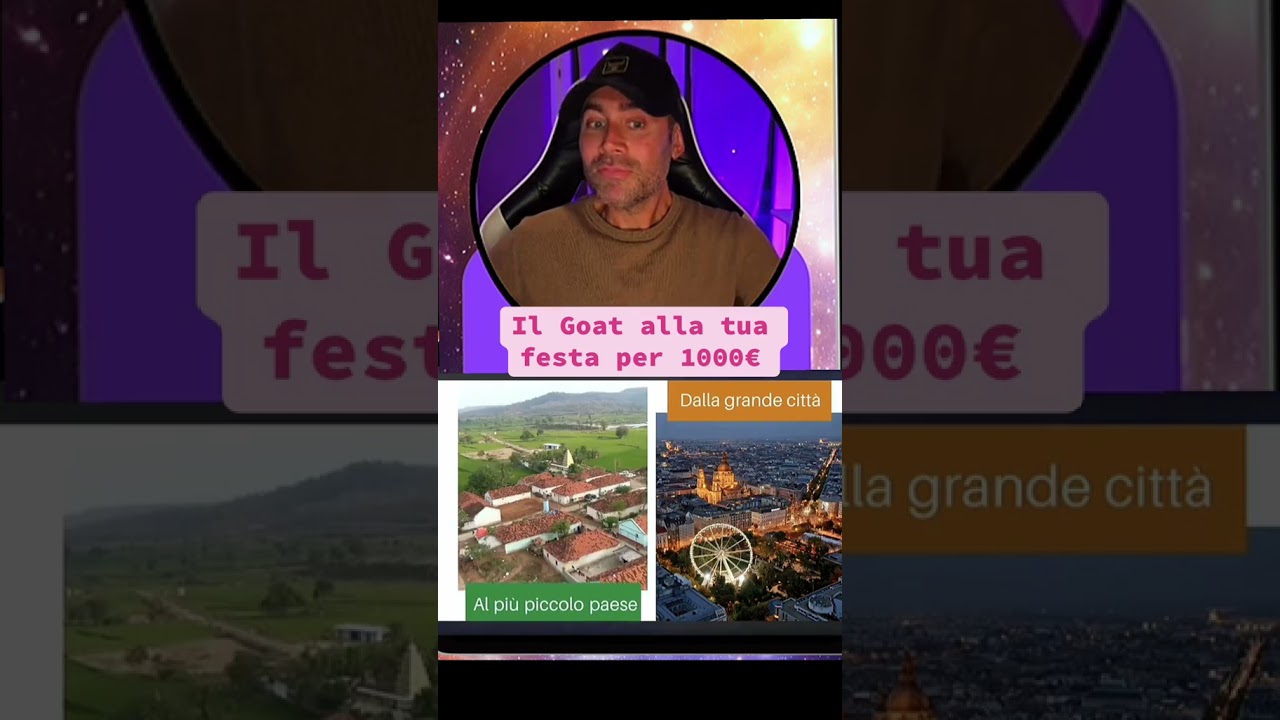 Patrizio Official il Goat a casa tua con solo 1000€