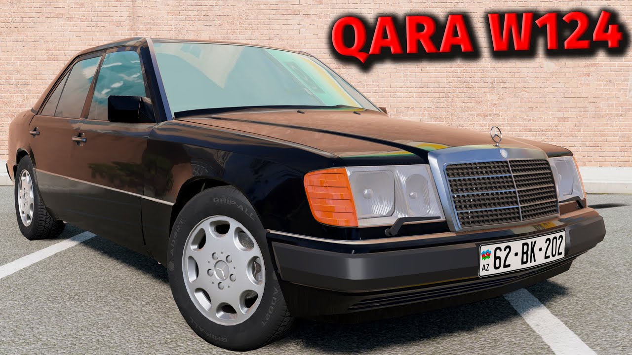 Kasıb Bağban Mercedes Qara W124 -Dəmirçi Qaçırılma | BeamNG.Drive | Maşın Oyunları | 
