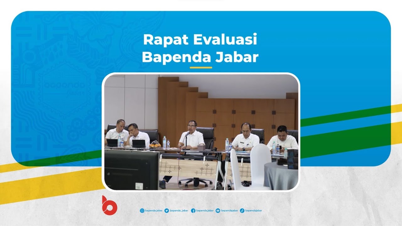 Rapat Evaluasi Bapenda Jabar