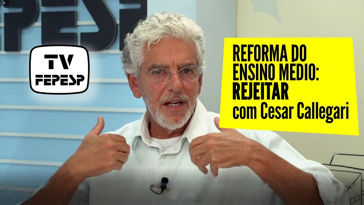Reforma do ensino médio deve ser rejeitada - Sala de Professores