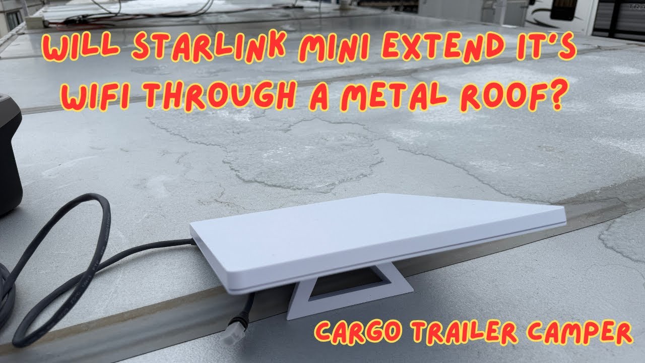 Сможет ли Starlink Mini расширить зону действия Wi-Fi через металлическую крышу грузового прицепа?