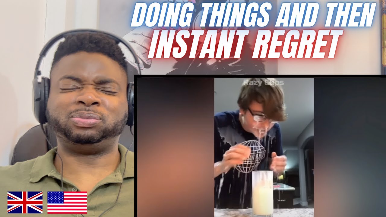 Brit Reacts To INSTANT REGRET COMPILATION