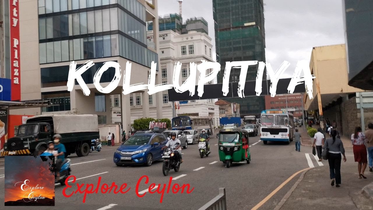 Walking around Kollupitiya Sri Lanka...