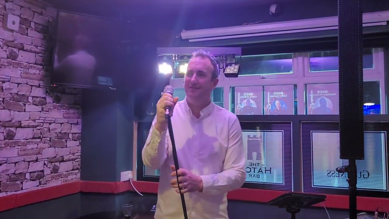 Matthew McManus singing Grace in The Hatch Bar Ardee - 22nd February 2026