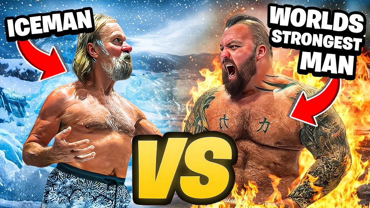 STRONGMAN Tries IceMan Method & Becomes SUPERMAN | Wim Hoff (INSANE PB)