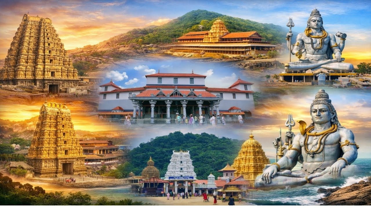 ಕರ್ನಾಟಕದ ಅತ್ಯಂತ ಪ್ರಸಿದ್ಧ 5 ದೇವಸ್ಥಾನಗಳು |Top 5 Temples in Karnataka || Travel & Devotional Guide