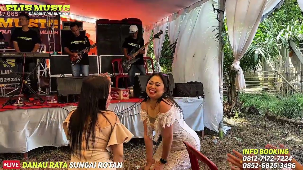 Bunga Rindu / ELIS MUSIK / Live Danau rata Sungai rotan / Goyangan musisi ELIS sangat menghibur 